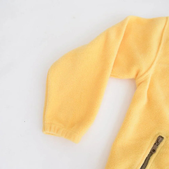 VTG 90S Andy's Sportswear Yellow And Black Zip Up  San Diego Ca Fleece Sweater M - Picture 7 of 9